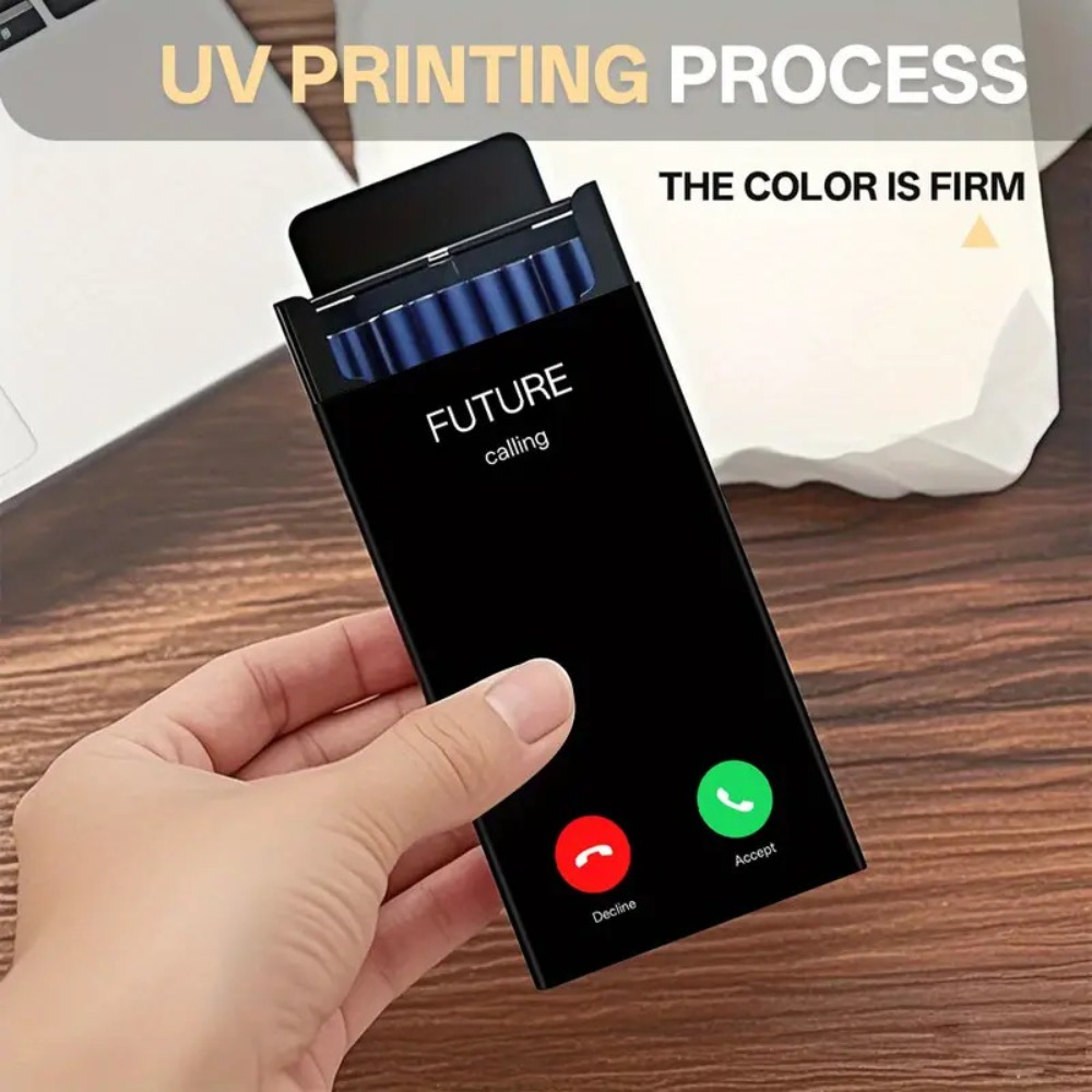 Phone Cases - Smukła metalowa paczka na papierosy z