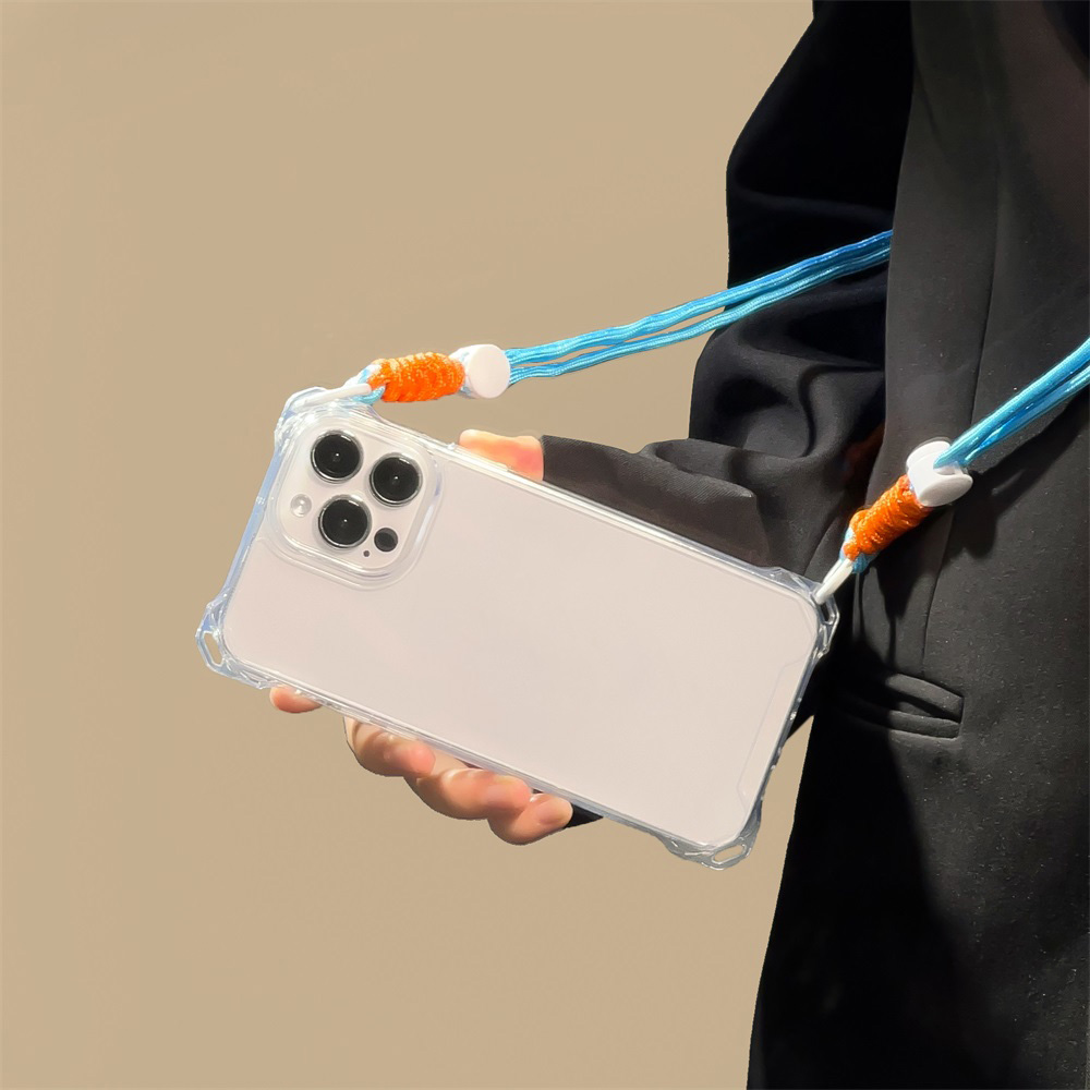 Crossbody Lanyard Neck Strap Case - Etui na telefon z smyczą i