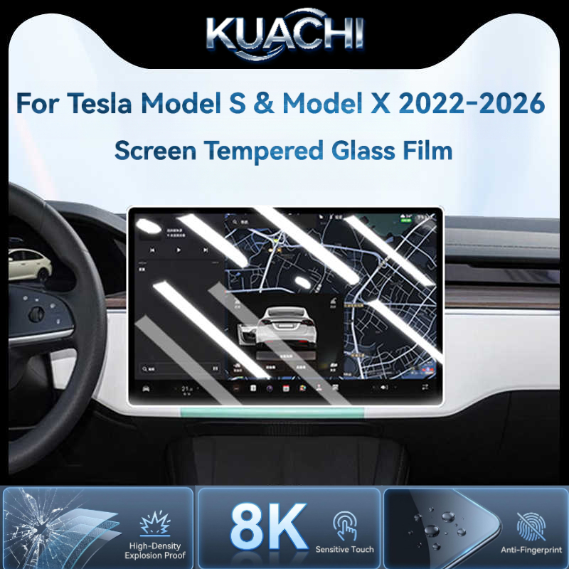 Matte Anti Glare Screen Protector - Dla Tesla Model S / Model