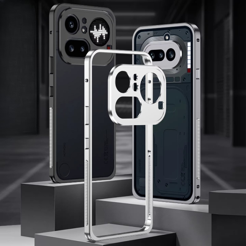 Metal Bumper Aluminum Frame Case - Etui Metalowe Odczepiane z Ochroną Aparatu,