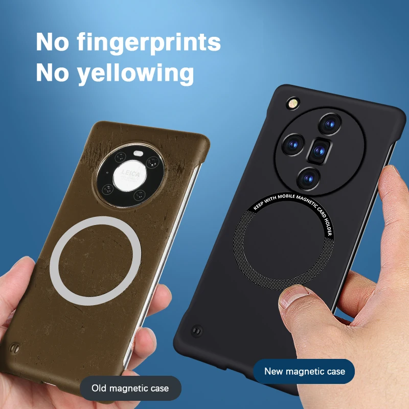 Ultra Thin Frameless Phone Cover - Ultracienkie magnetyczne etui na telefon z