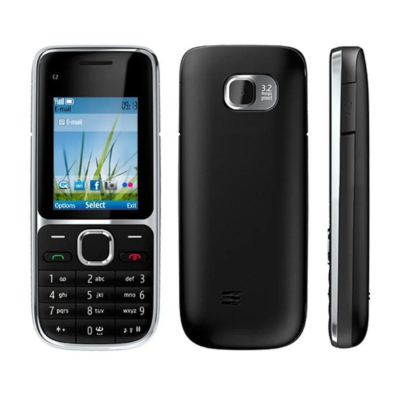 Chargers - Odnowiony telefon komórkowy Nokia C2-01, odblokowany,