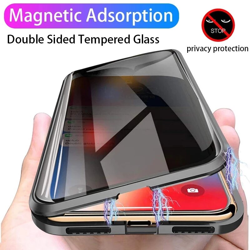 Magnetyczne etui z funkcją och – Anti Spy Privacy Glass Case recenzja i cena