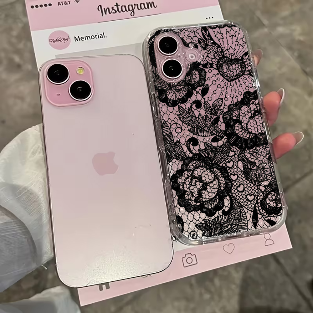 Etui na telefon z koronkowymi  – Clear Shockproof Bumper Case recenzja i cena